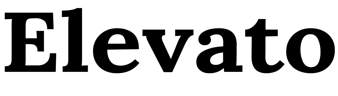 Black Elevato logo